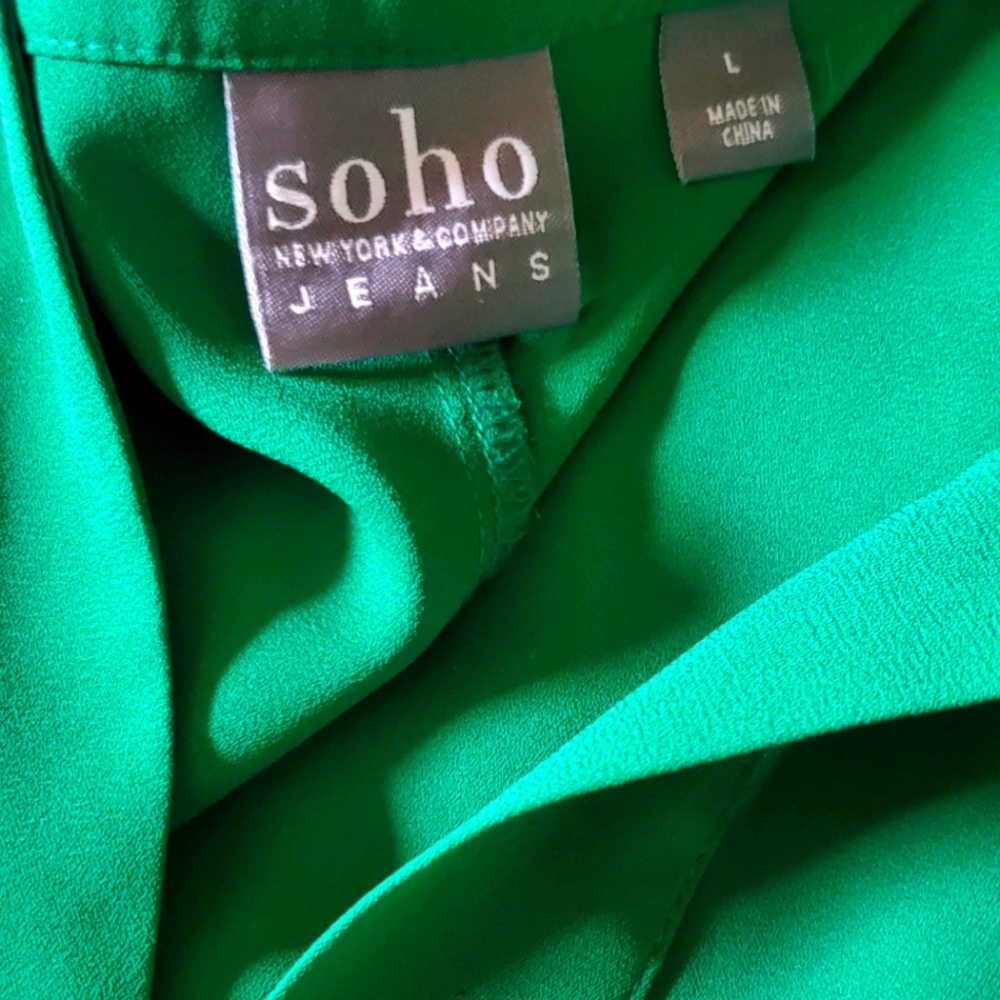 Soho New York & Co. Jeans Blouse